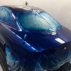 Motoart vehículo azul